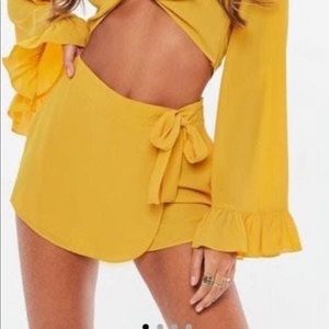 Misguided yellow skort